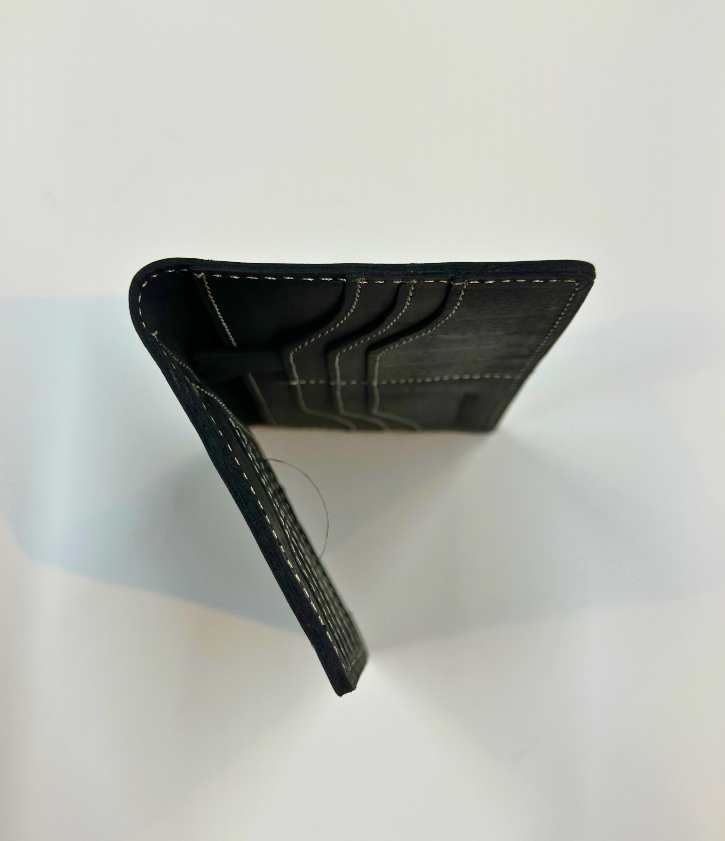 Raw Pure Leather Long Wallet